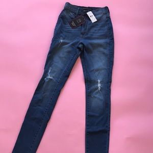 Dark blue skinny jeans